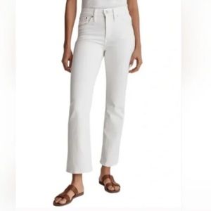 Madewell White Cali-Denim Boot